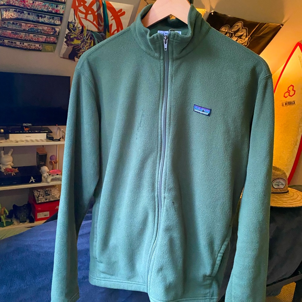 PATAGONIA GUC green synchilla fleece